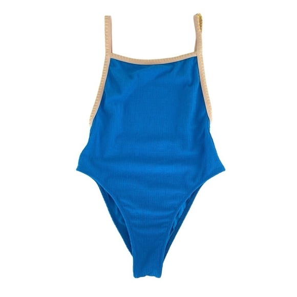 ELLEJAY Natalia Women's Blue One Piece Swimsuit Size Small - Picture 2 of 14